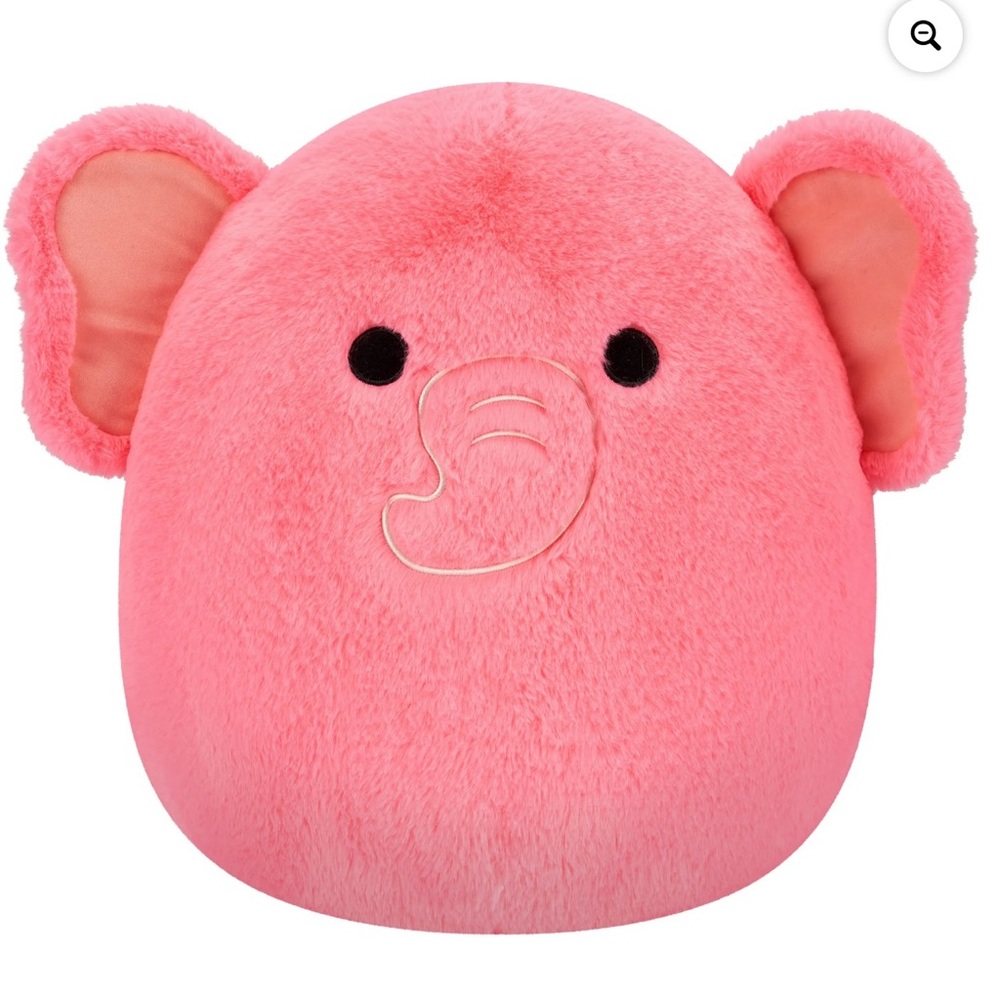 NEW Squishmallows FuzzAMallows Original 5” Kyla Pink Elephant stuffed animal